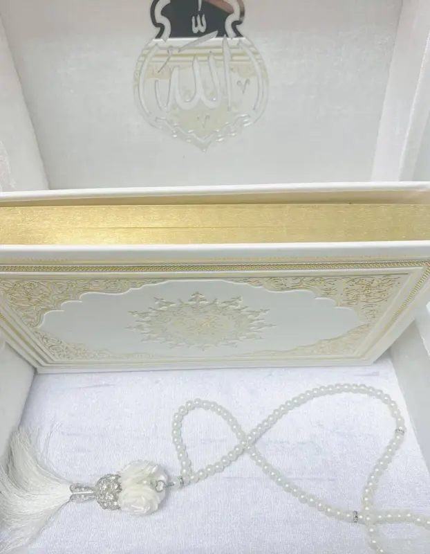 Luksus Koran Gavesæt i Hvid