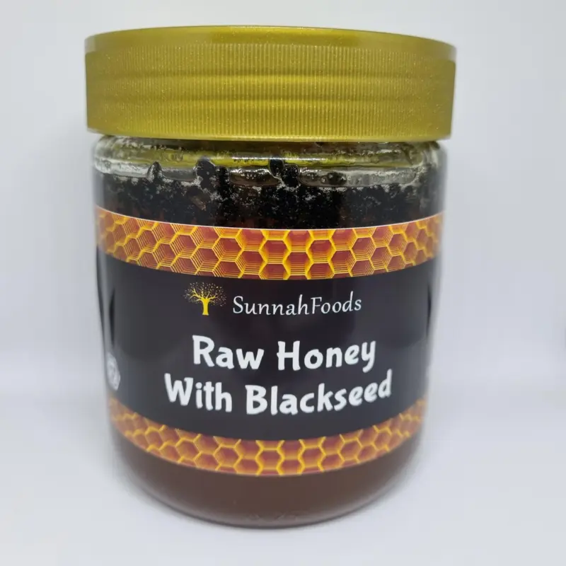 Rå honning med blackseed 450g