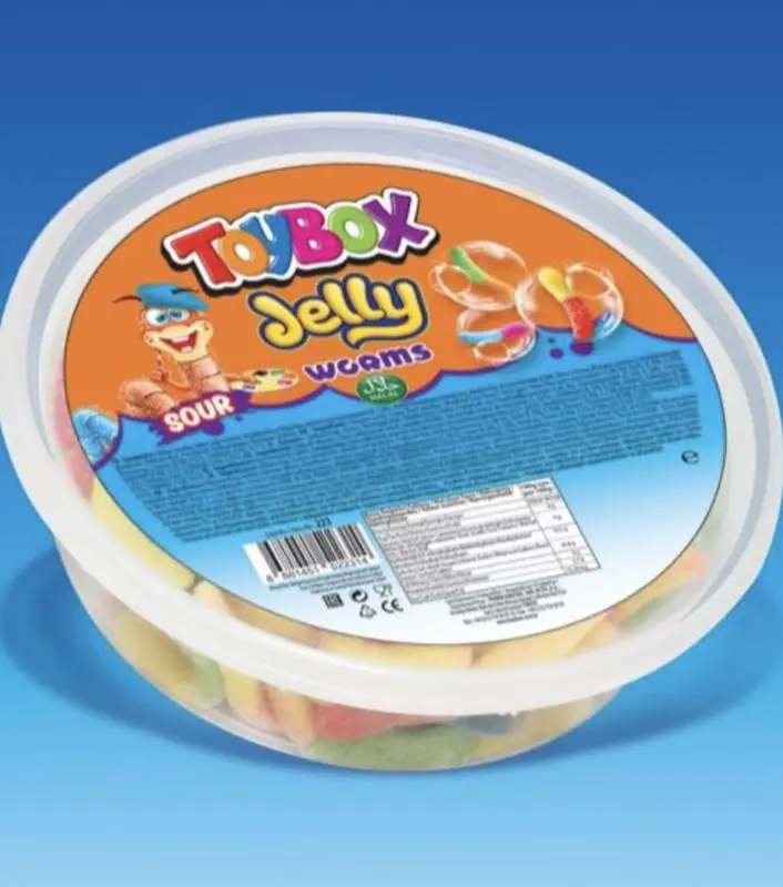 Sour Jelly Worms Toybox 250g