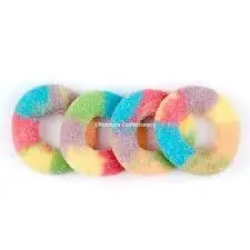 Rainbow Sour Rings 1 kg ( Sweet zone)