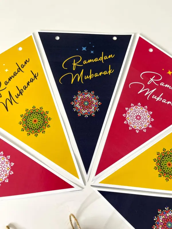 Ramadan Mubarak farvepynt (Made in Denmark)