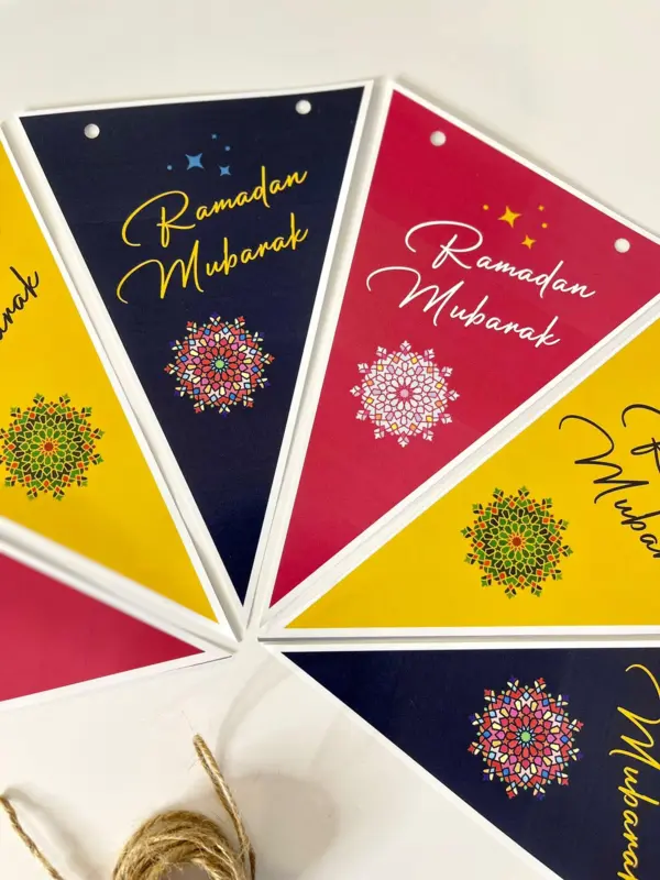 Ramadan Mubarak farvepynt (Made in Denmark)