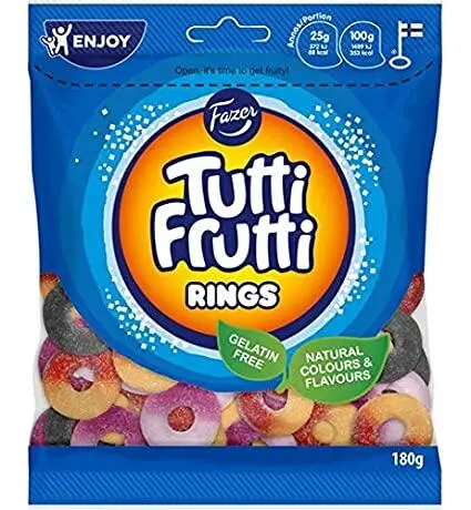 Tutti Frutti Rings 120 gr