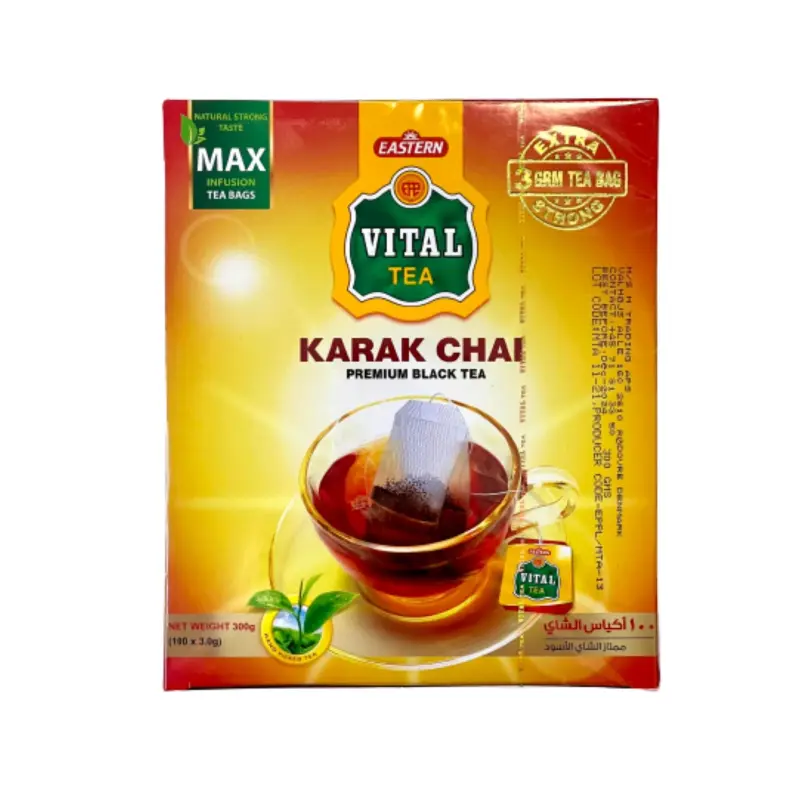 Karak stærk chai, premium black tea, 300g
