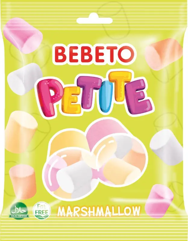 Petite skumfiduser, fat free, bebeto, 60g