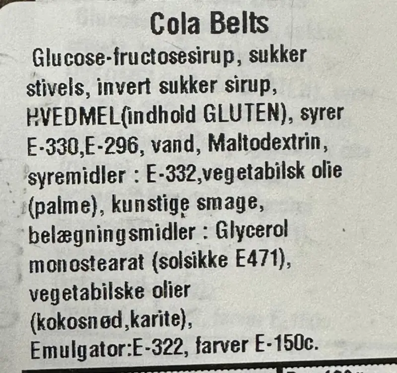 Cola Belts Dulceplus 1,6 kg