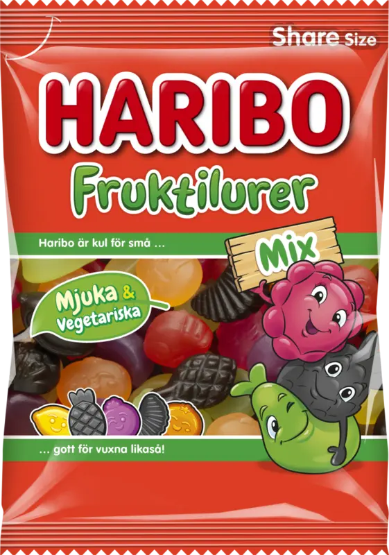Haribo Fruktilurer Mix (170 gr)