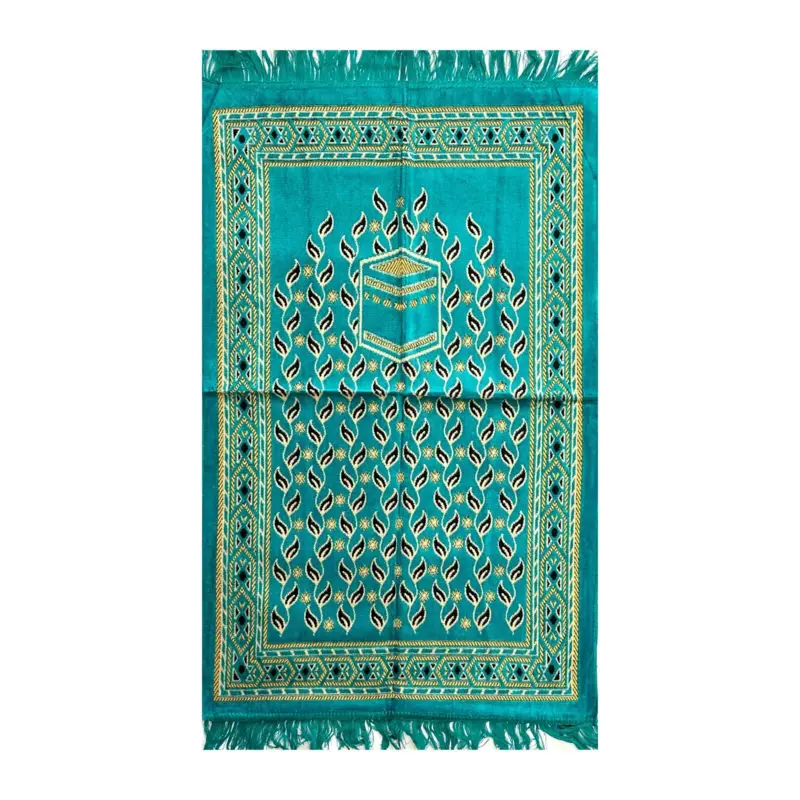 Kaaba Velour Leaves Design Bedetæpper