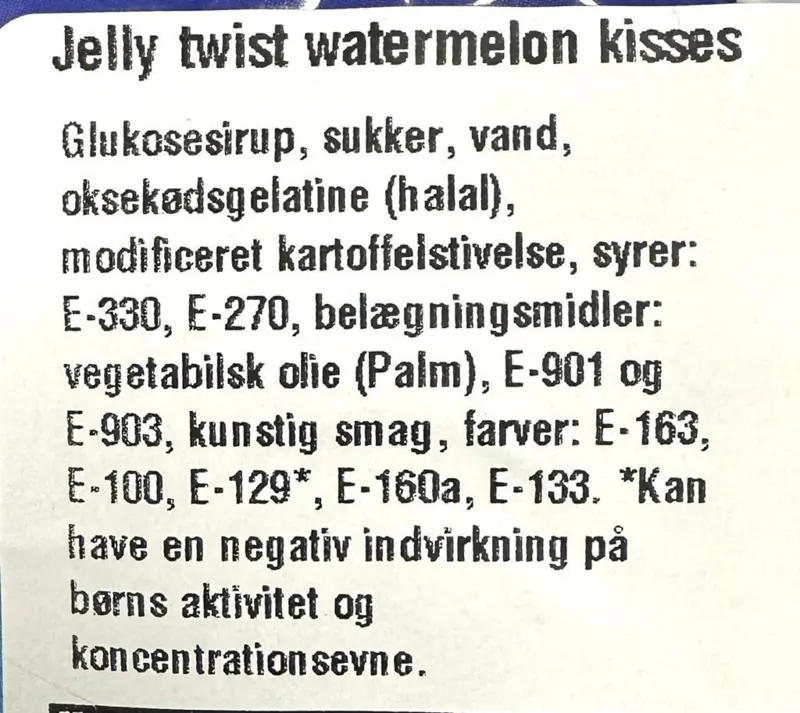 Jelly Twist Watermelon kisses, Dulceplus, 1 kg