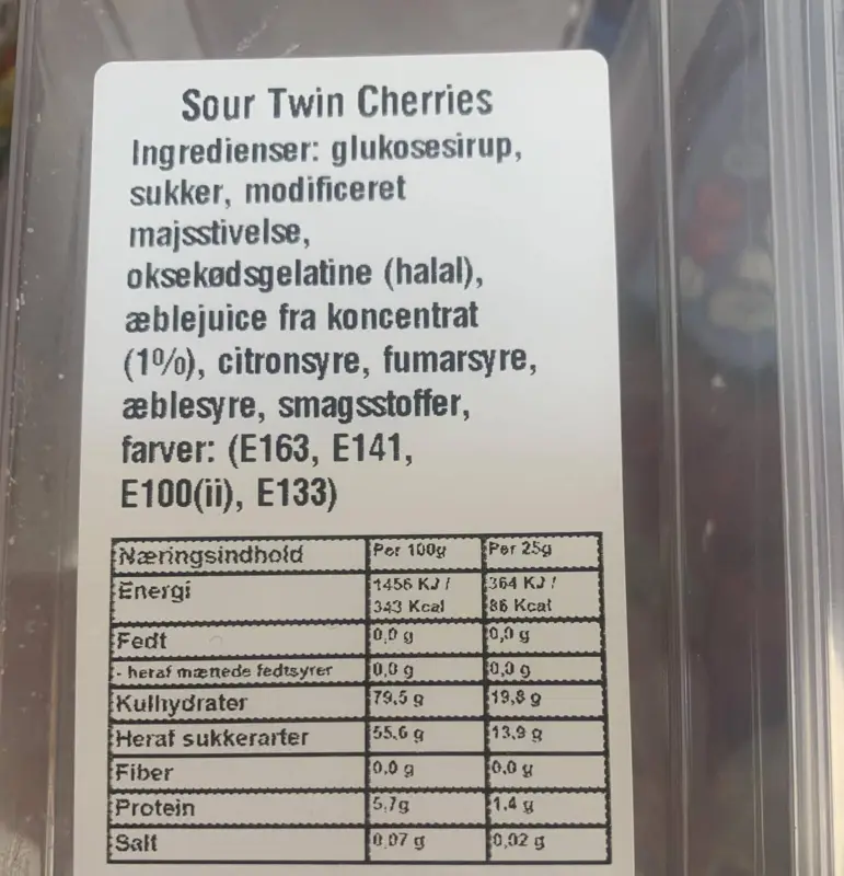 Sour Twin Cherries Sweet zone 805g