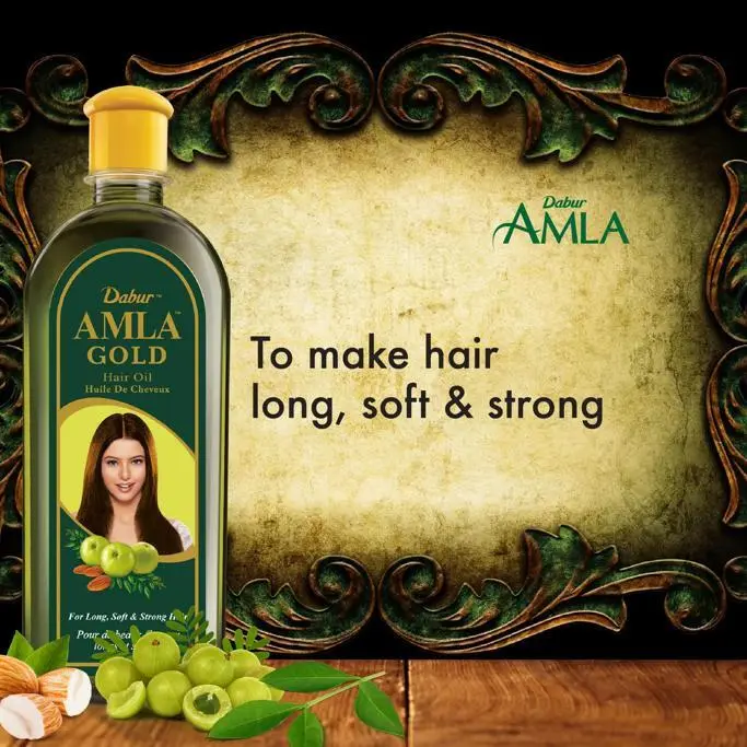 Amla Gold hårolie, 200ml