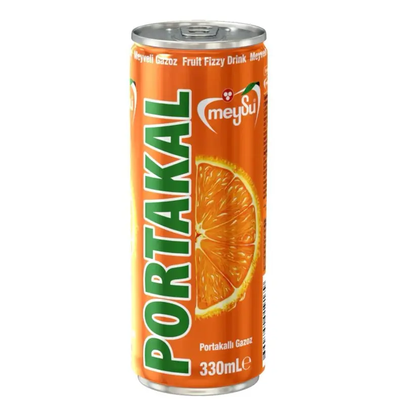 Meysu Orange Sodavand, 330ml, 24 stk