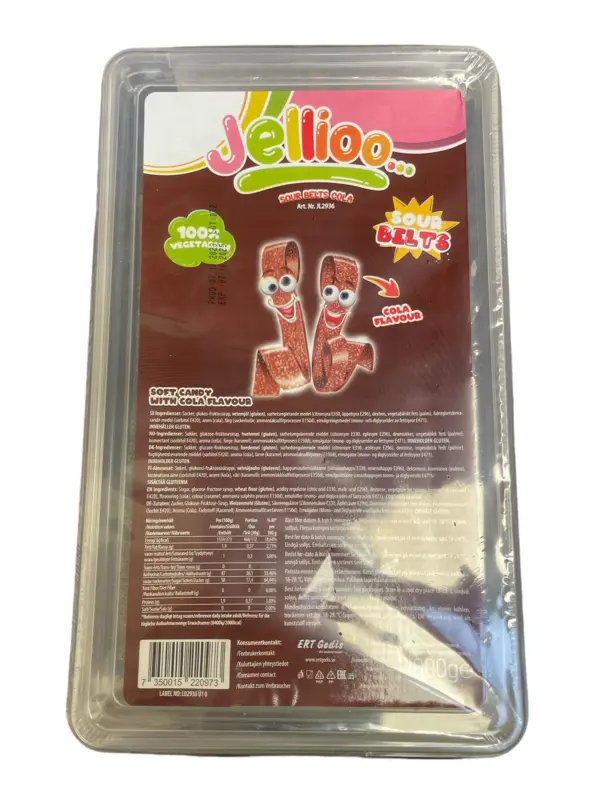 Jellioo Sour Belts Cola