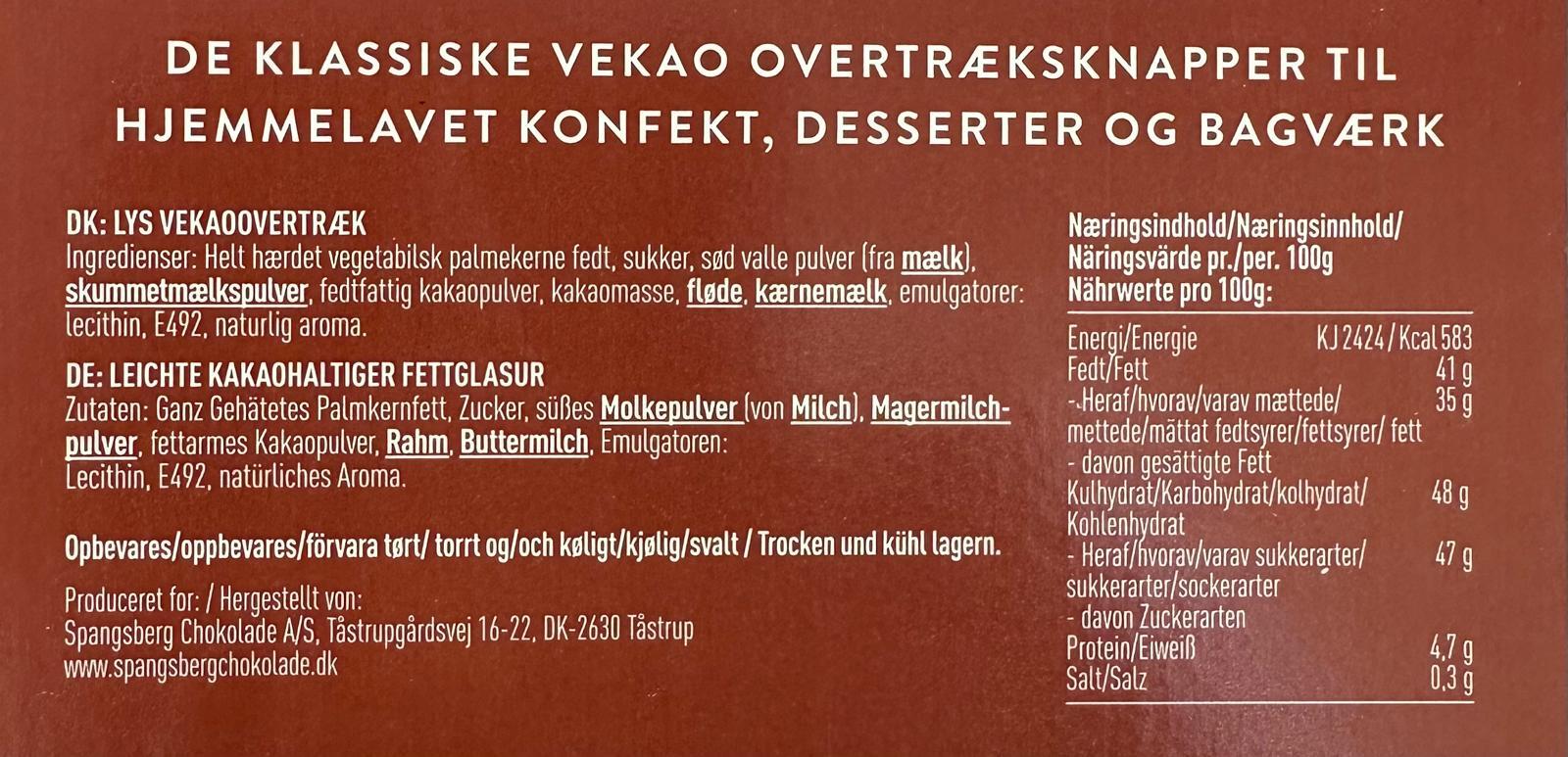 Lyse Overtræksknapper, Spangsberg 720g