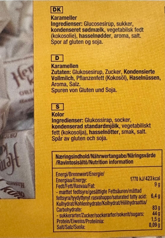 Original Hemkola Karameller, 2kg