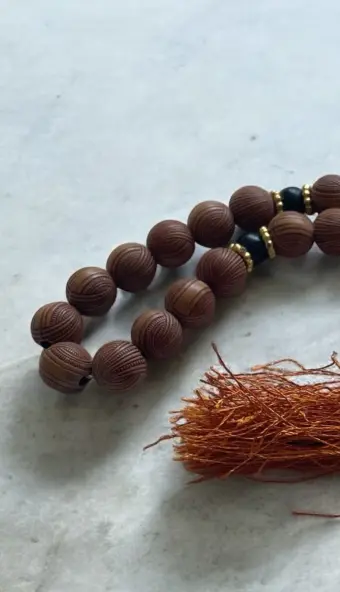 Threaded Wood Tasbih