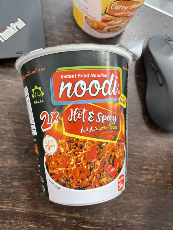 Instant Noodles 2x Hot Spicy- Noodi 60 g