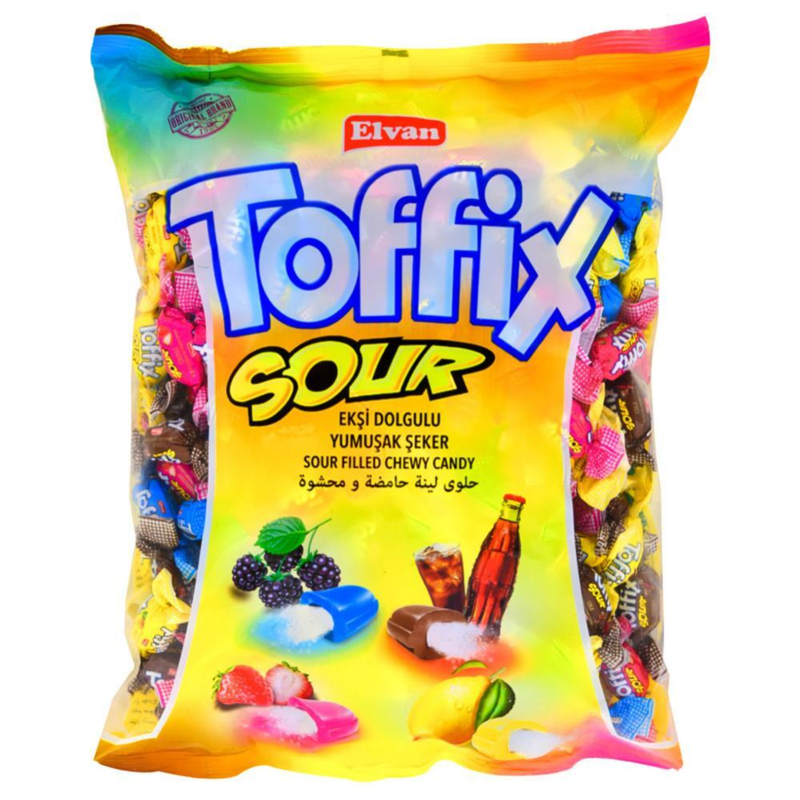 Sour Powder Filled Soft Candy - Toffix