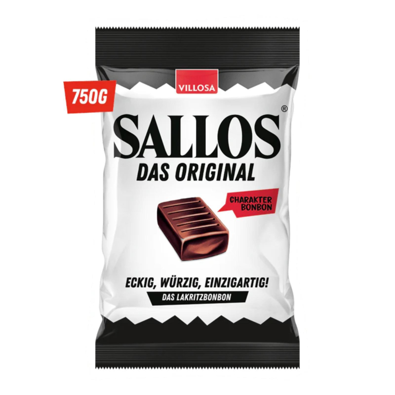 Sallos Original, Lakridskarameller, 750g