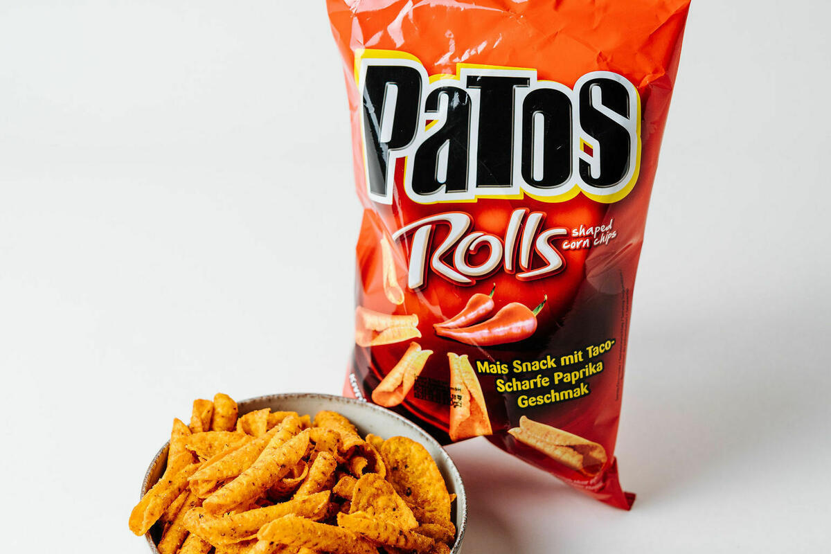 Patos Rolls Hot Peppers Flavor - 120g -