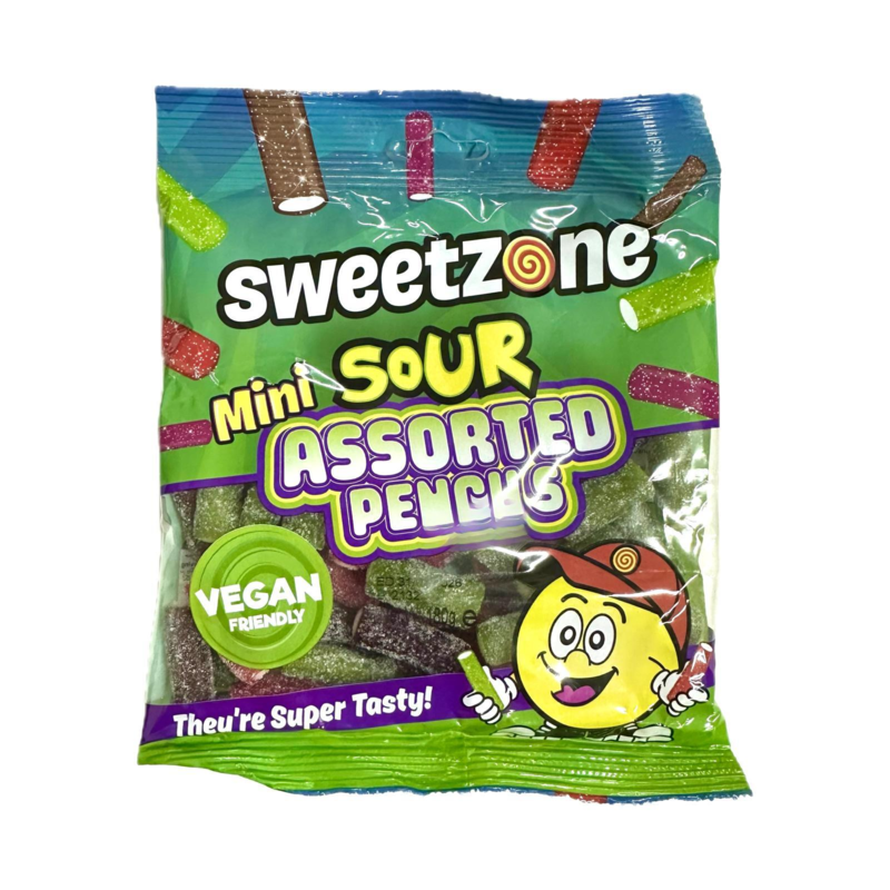 Mini Sour Assorted Pencils - Sweetzone