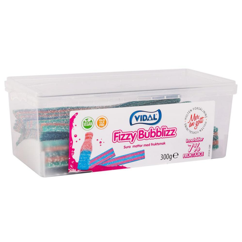 Vidal Fizzy Bubblizz 265g (Vegan)