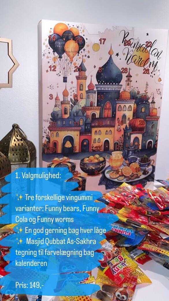 Palæstina Ramadankalender med Mini Slikposer