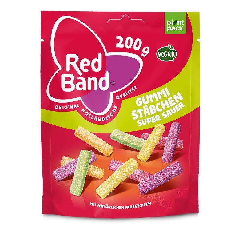 Red Band Super Sauer Gummistænger 200g (Vegan)