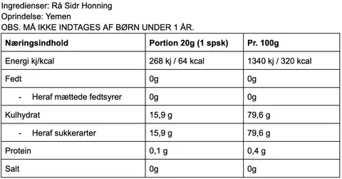 Sidr Honey Yemen Hadramaut
