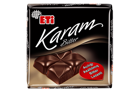 Eti Karam Bitter Chocolate with 45% Cocoa Bedst før (30/07-25)