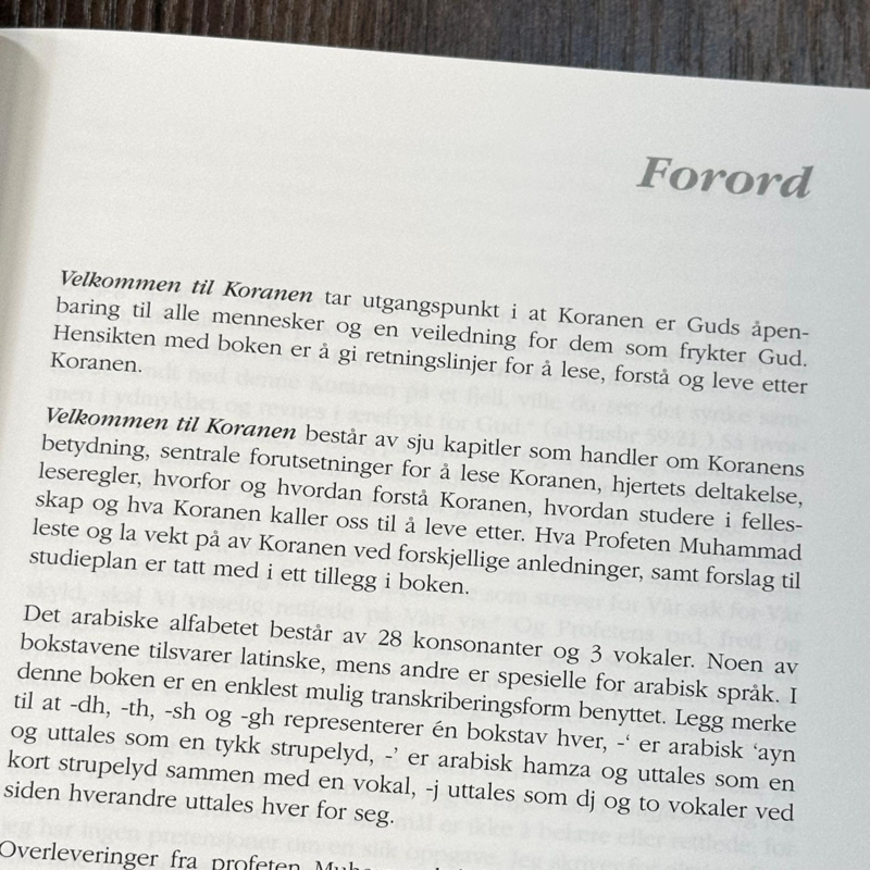 Velkommen til koranen