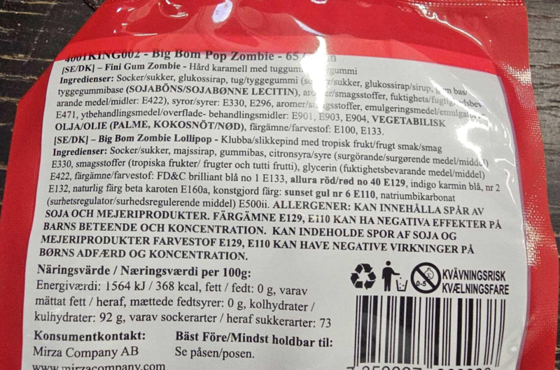 Big Bom Pop Zombie, 65g