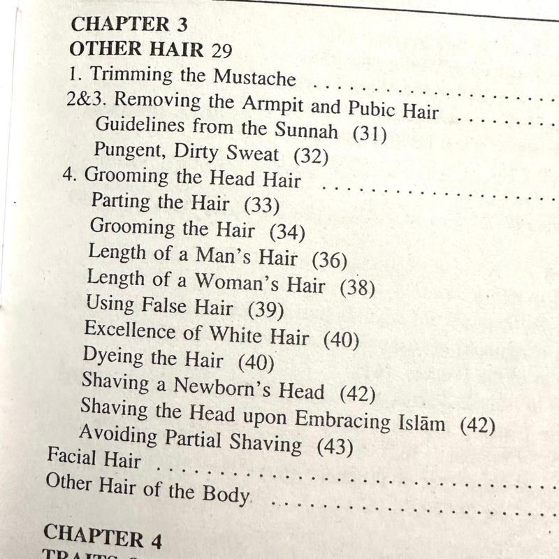 Die Bärte und andere Merkmale der Fitrah