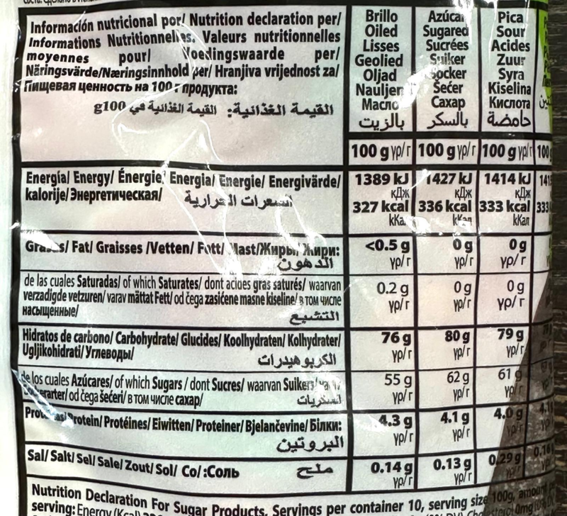 Jelly mania sockrad mix, 1000g