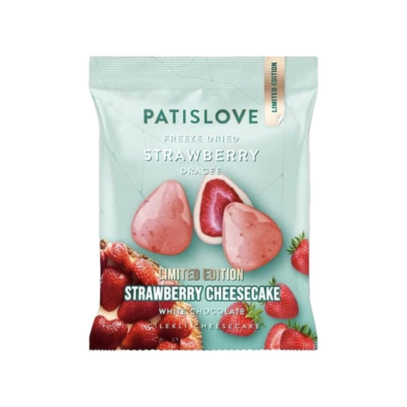 Frysetørret Jordbær Cheesecake og Hvid Chokolade, Patiswiss