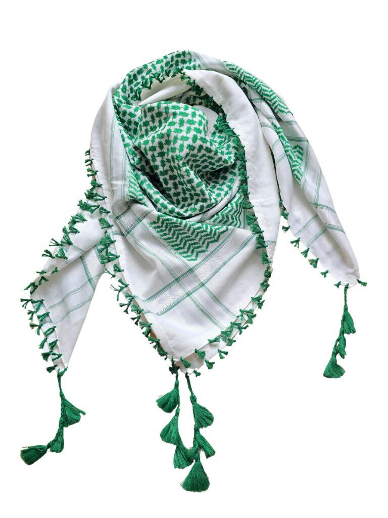Hvid og Lysegrøn, ekstra blød og kraftig Keffiyeh