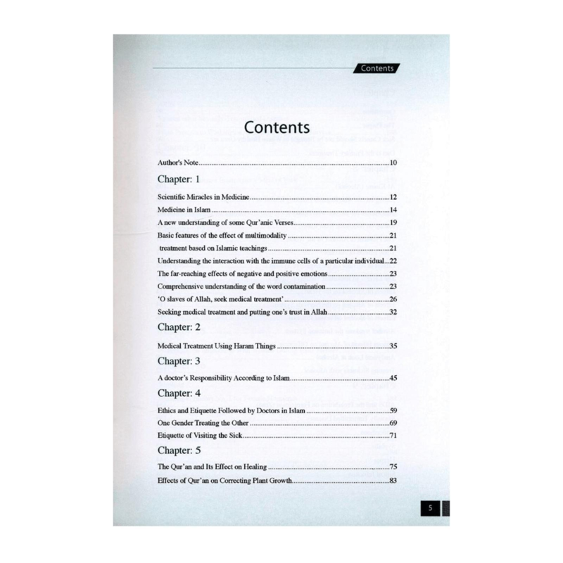 The Islamic Guideline on Medicine