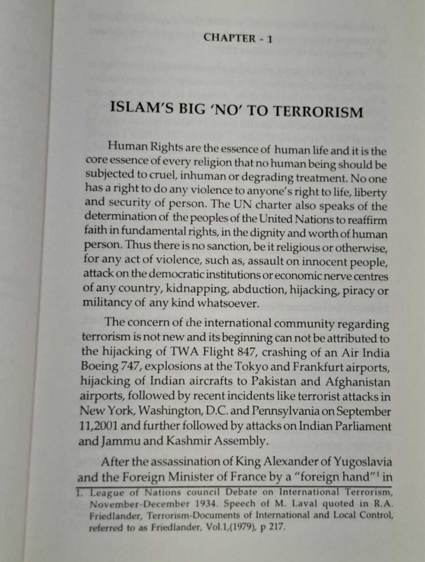 Islam's  Big 'No' To Terrorism  By Khwaja Abdul Muntaqim