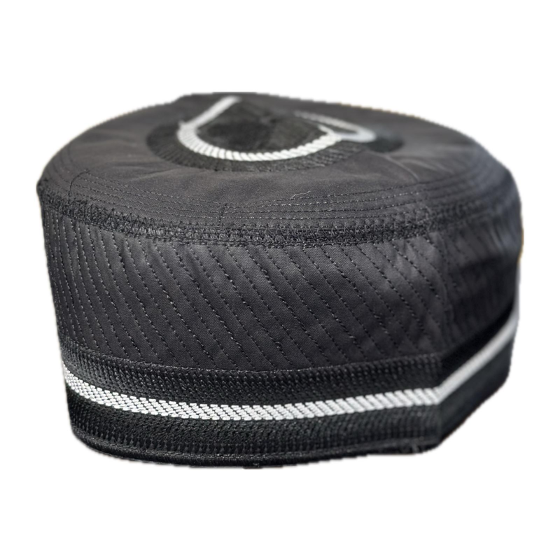 Klassisk stof bedehue, sort