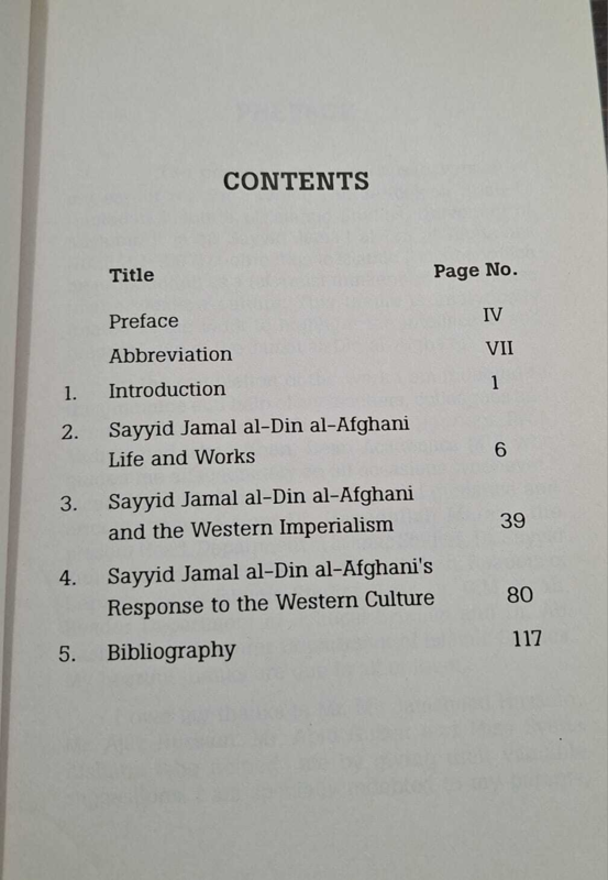 Sayyid Jamal Al- Din Al -Afghani And The West