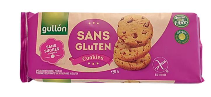 Sukker Og Glutenfri Chokoladekiks Gullon 130g (Vegan)