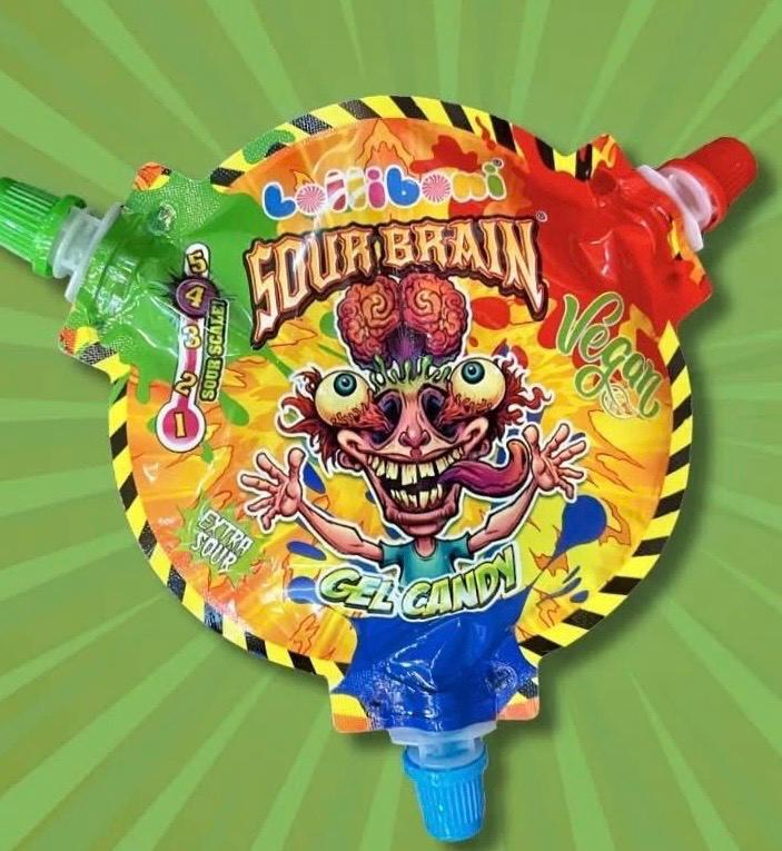 Lolliboni Sour brain, gel candy, 45g