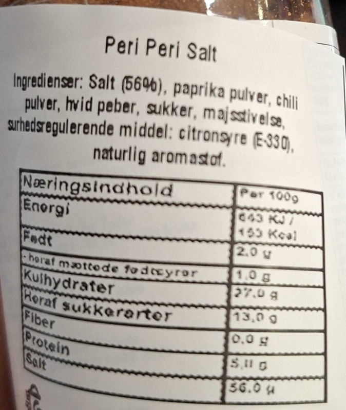 Peri Peri Salt Tooba 140g