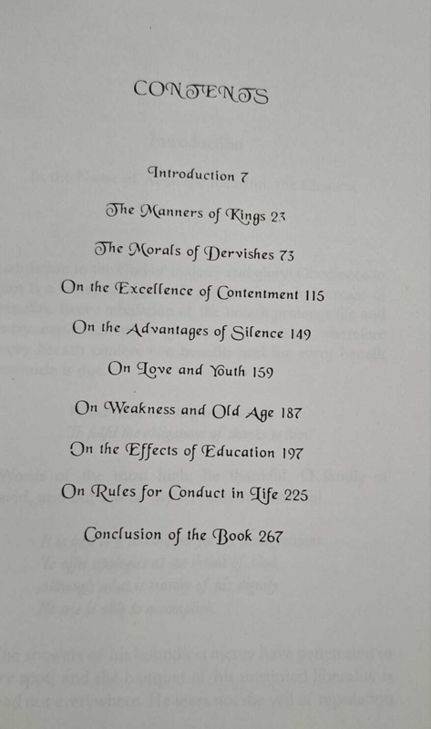 The Gulistan Of Sa'di