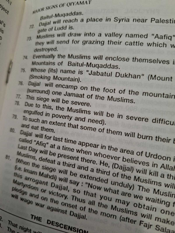 Major Signs of Qiyamah