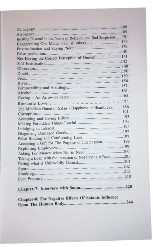 Misleading Ways of Satan