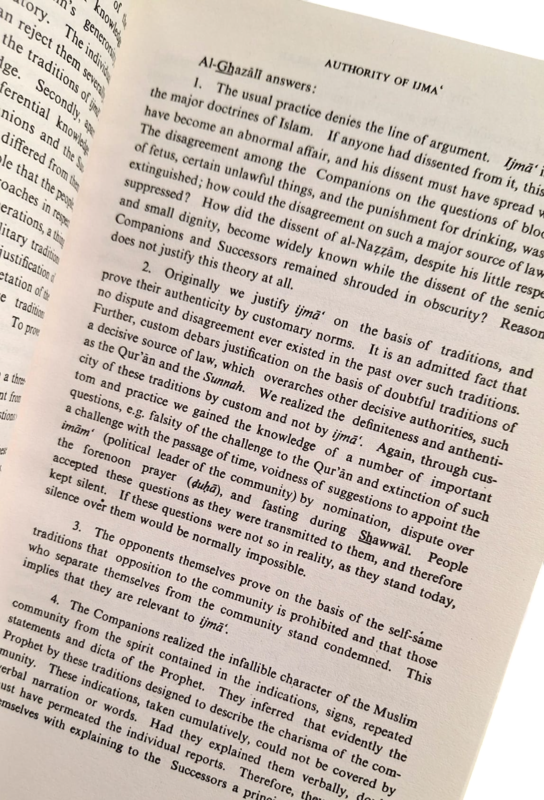 The Doctrine of Ijma' in Islam: A Study of the Juridical Principle of Consensus