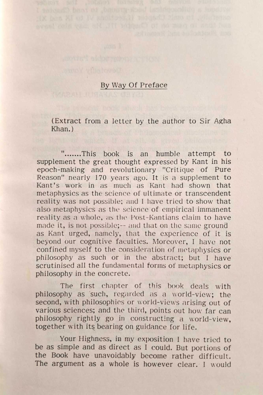 Philosophy A Critique