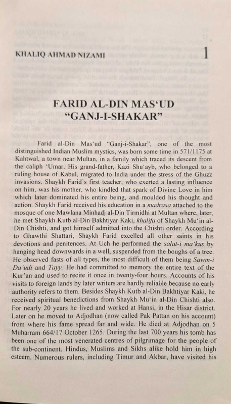 Babaji: Life And Teachings Of Farid-Ud-Din Ganjshakar