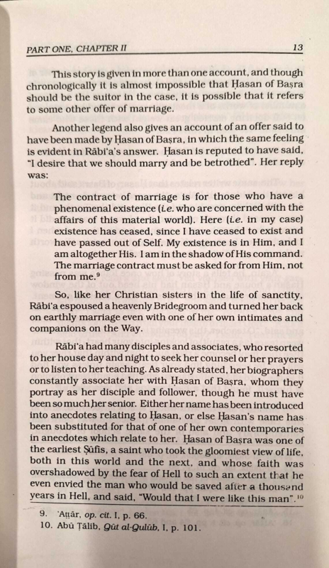 Rabi'abasri: The Mystic and Her Fellow Saints in Islam